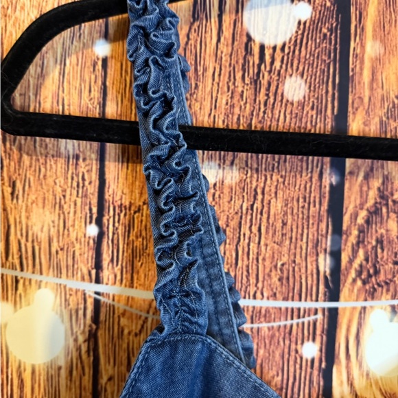 Denim Ruffle Dress - Picture 5 of 5